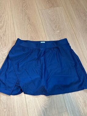 Shade & Shore navy swim skirt